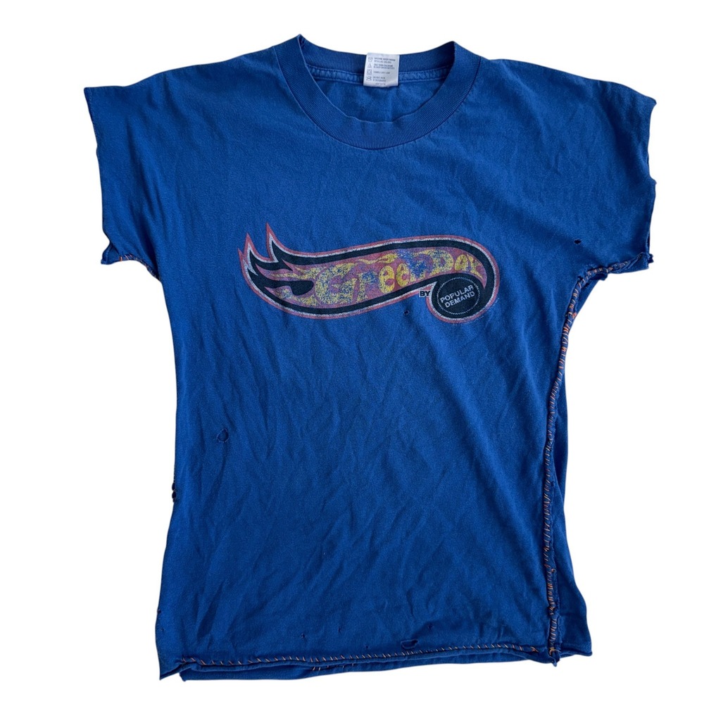 Vintage Hot Wheels Get Good By Popular Demand Blue Alstyle Apparel Tee XL